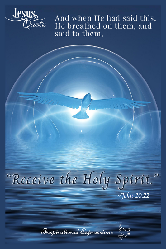 Jesus Quote - John 20:22
