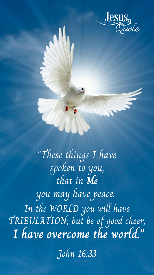 Jesus Quote - John 16:33