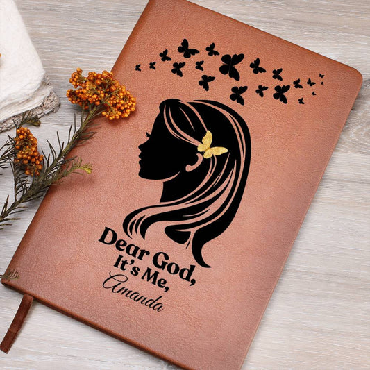 Personalized Women's Prayer Journal, Dear God Its Me