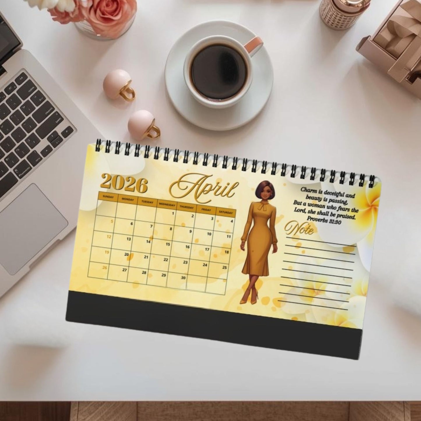 2026 Bible Verse Desk Calendar For Christian Women