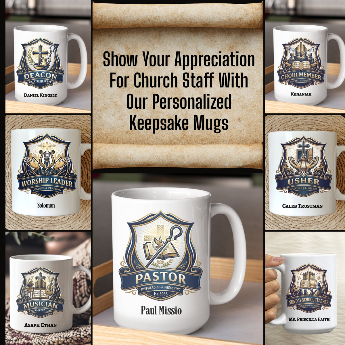 Personalized Church Choir Member Mug | Music Ministry Gift