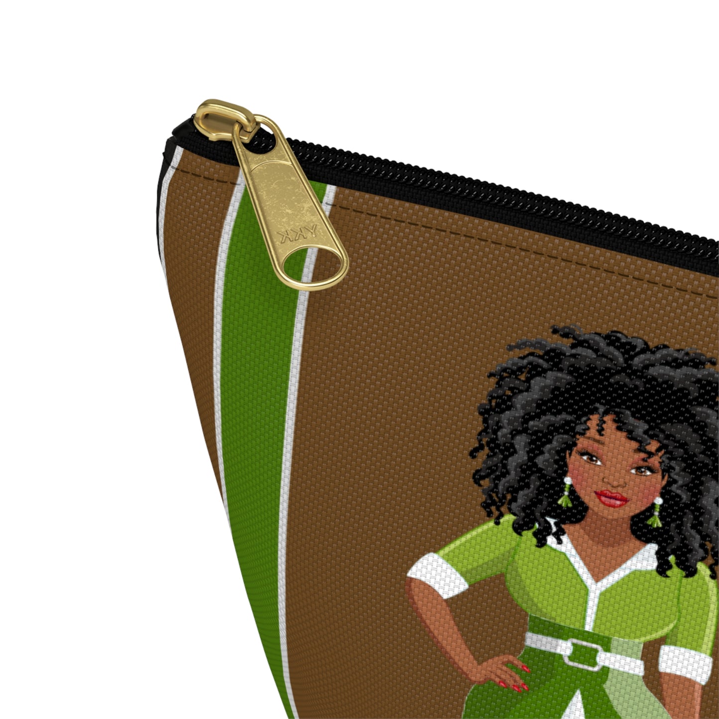 Walking With Jesus Daily - Living Blessed Life Accessory Pouch - African American