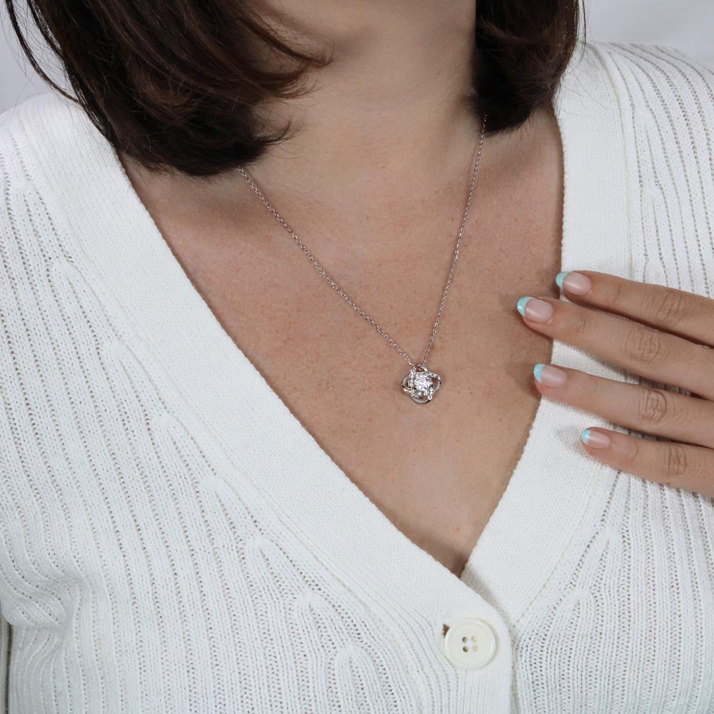 Pastor's Wife Appreciation Card - Love Knot Necklace