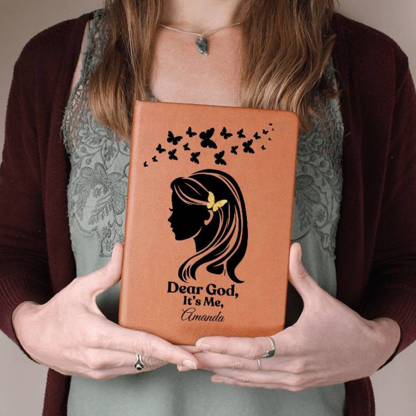 Personalized Women's Prayer Journal, Dear God Its Me