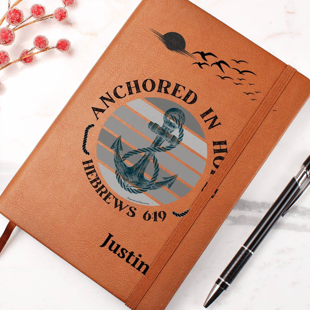 Anchored In Hope Bible Notes Journal For Men