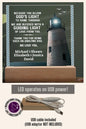 Personalized Acrylic Desk Plaque For Christian Dad - Lighthouse