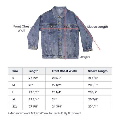 Child of God Oversized Denim Jean Jacket
