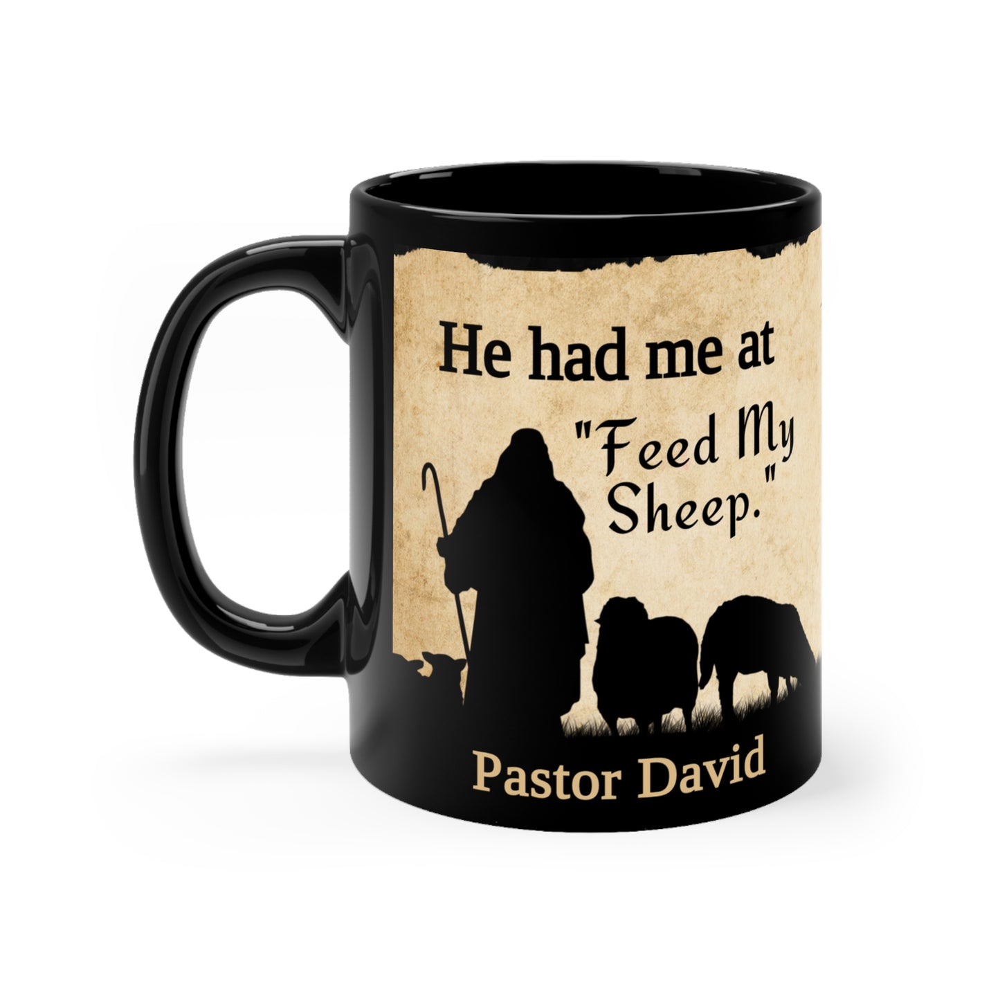 Pastor Appreciation Gift Mug - Feed My Sheep
