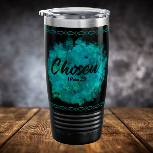 Chosen Ringneck Tumbler - Teal Ichthys