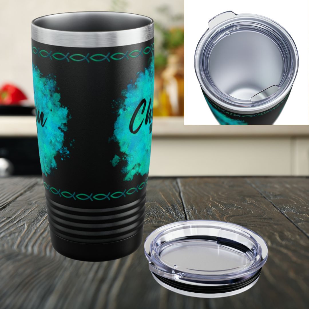 Chosen Ringneck Tumbler - Teal Ichthys