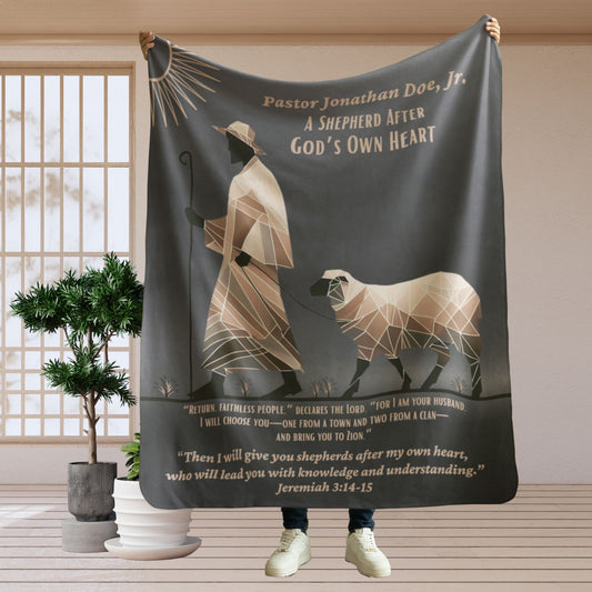 Bible Verse Sherpa Blanket - Pastor Shepherd