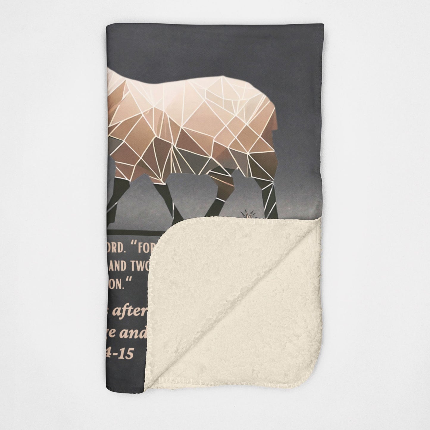 Bible Verse Sherpa Blanket - Pastor Shepherd