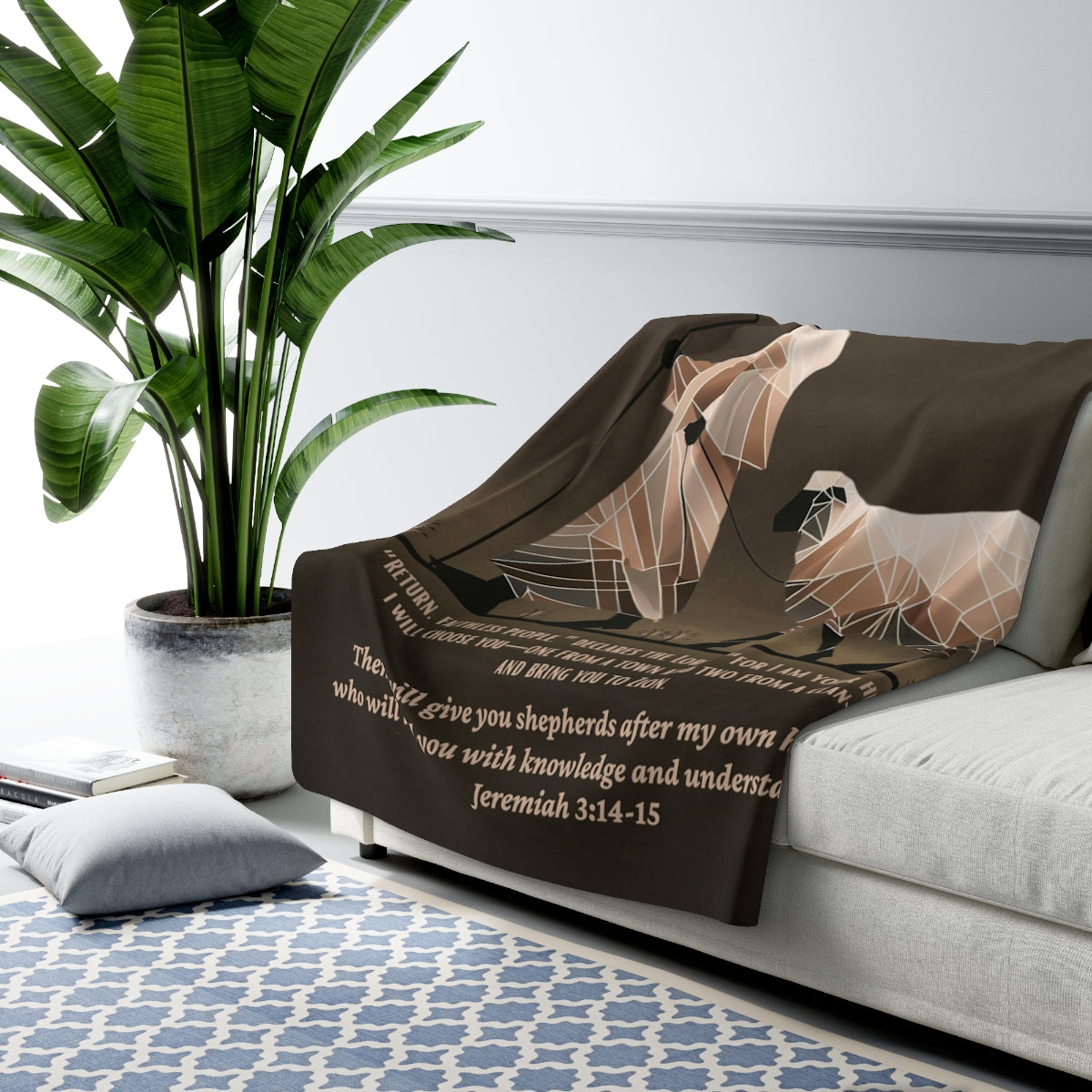 Bible Verse Sherpa Blanket - Pastor Shepherd