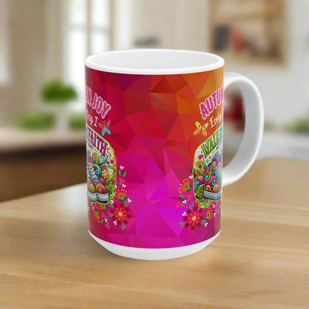 Walk By Faith Personalized Christian Faith Gift Mug