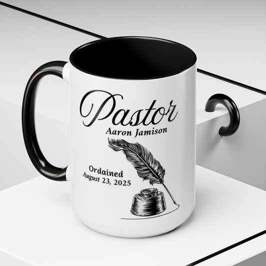 Personalized Pastor Ordination Gift Mug