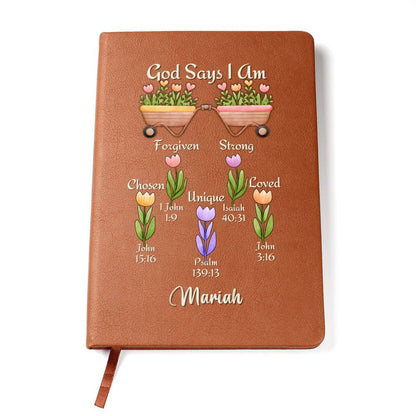 Positive Affirmations Personalized Prayer Journal For Christian Women