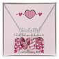 Custom Name Necklace And Bible Verse 1 Corinthians 16:14 Message Card