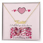 Custom Name Necklace And Bible Verse 1 Corinthians 16:14 Message Card