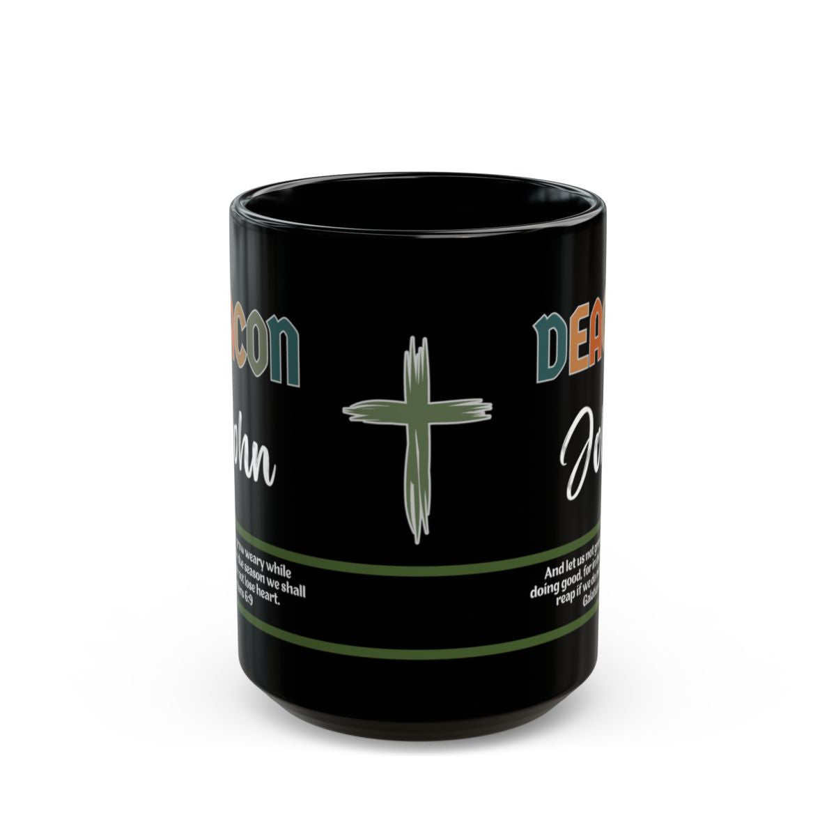 Deacon Coffee Mug - Bible Verse Personalized Gift