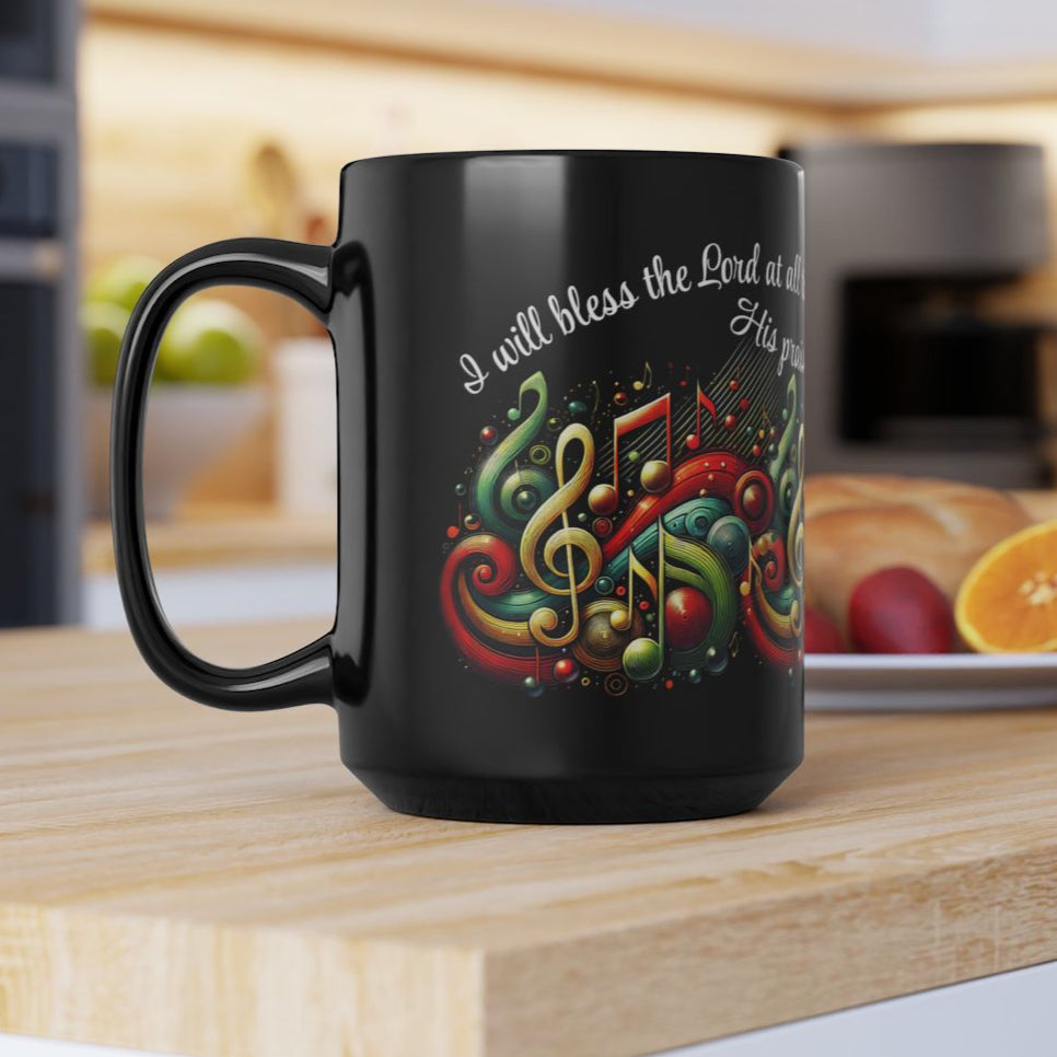 Christian Gift Bible Verse Mug With Musical Note