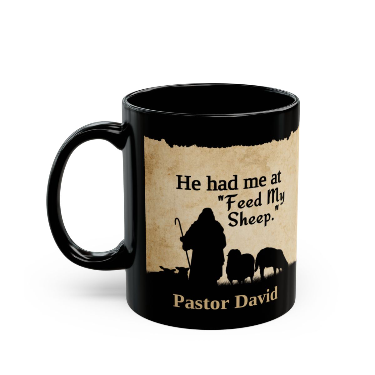 Pastor Appreciation Gift Mug - Feed My Sheep