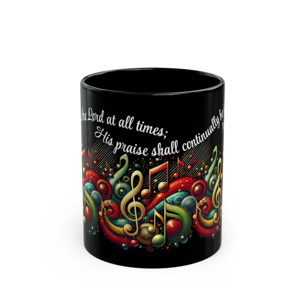 Christian Gift Bible Verse Mug With Musical Note