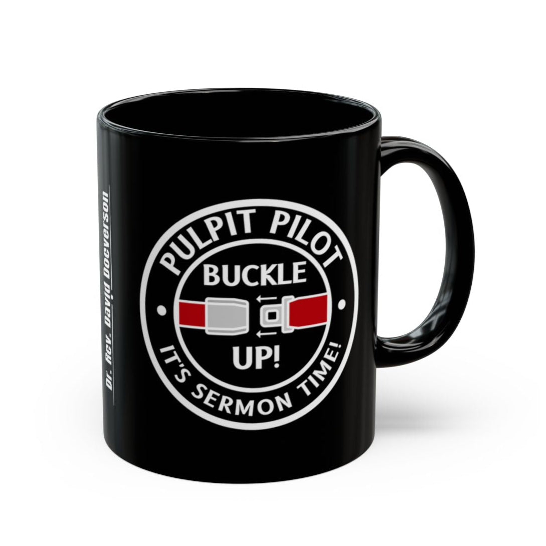 Fun Personalized Pastor Gift Pulpit Pilot Mug