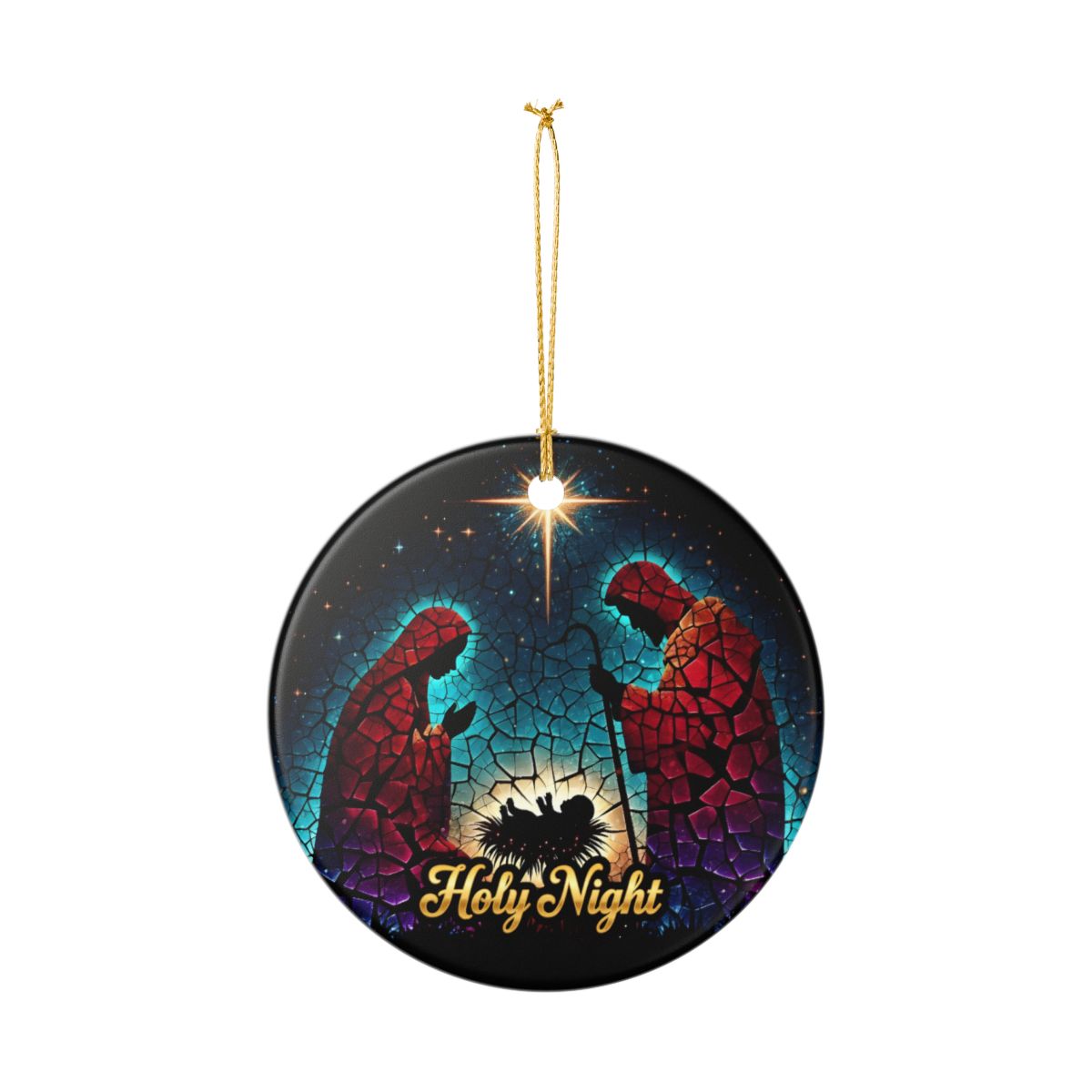 Nativity Scene Ornament - Birth of Jesus