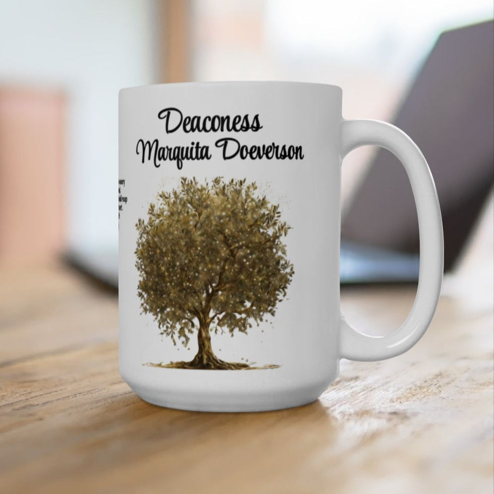 Custom Bible Verse Mug For Deaconess