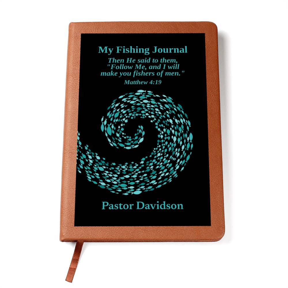 Fisher of Men Personalized Pastor Appreciation Gift Journal