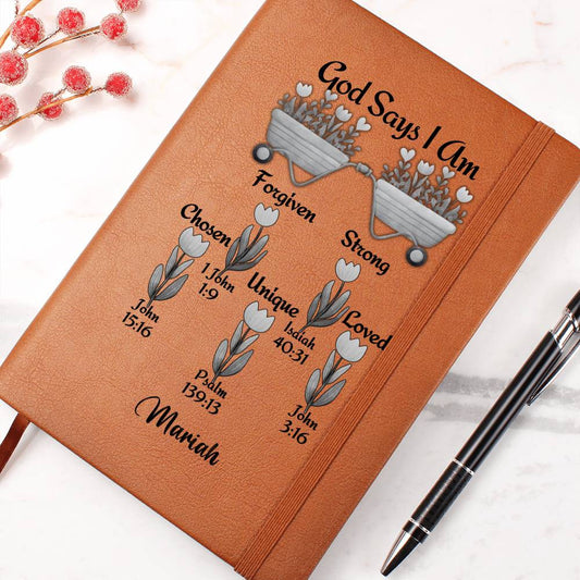 God Says I Am Prayer Journal - Bible Affirmations For Women
