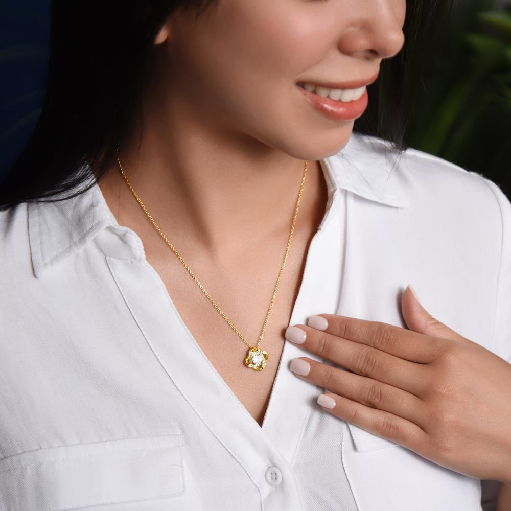 Pastor's Wife Appreciation Card - Love Knot Necklace