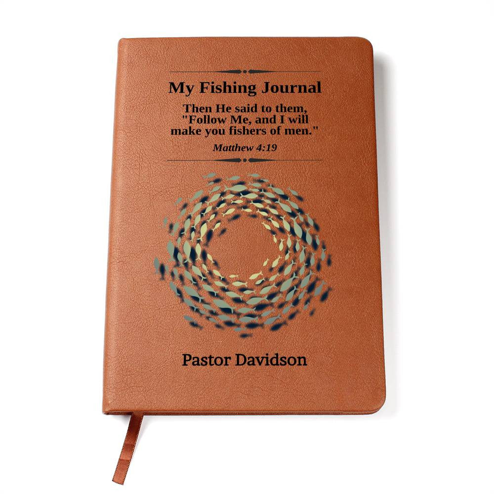 Fisher of Men Pastor Appreciation Gift Journal Notebook