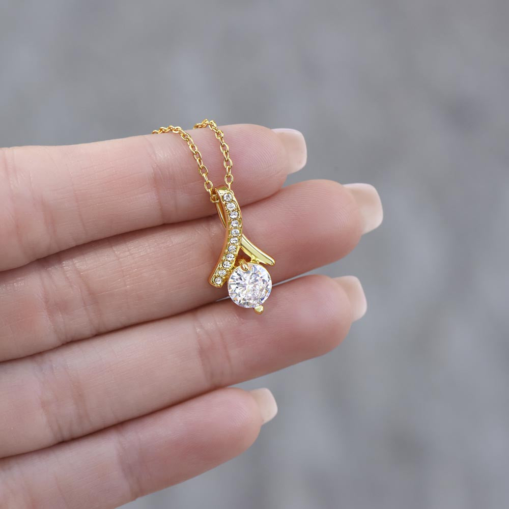 African American Mother's Day Card - Alluring Beauty Necklace - MVP Mom