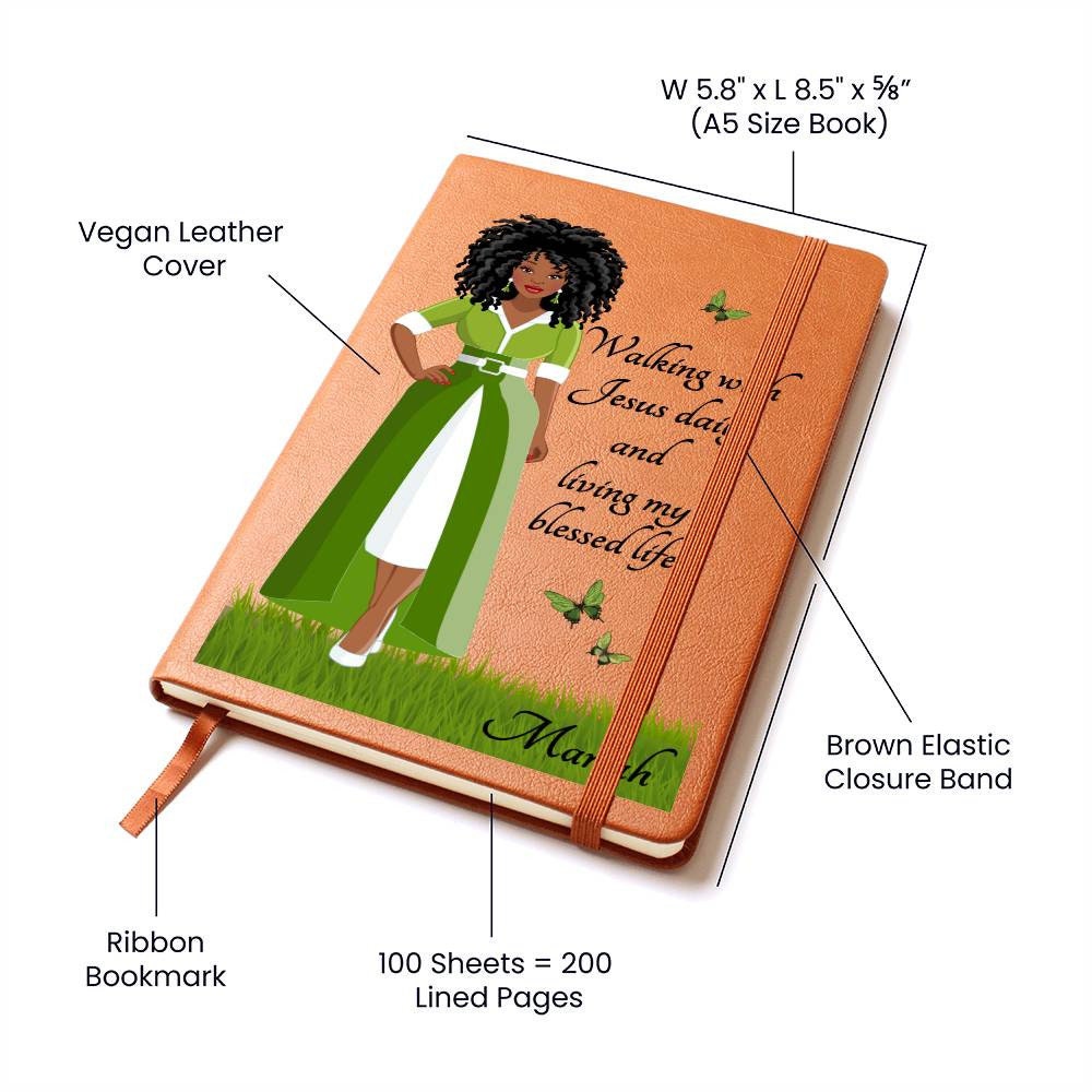 Personalized African American Bible Study Journal