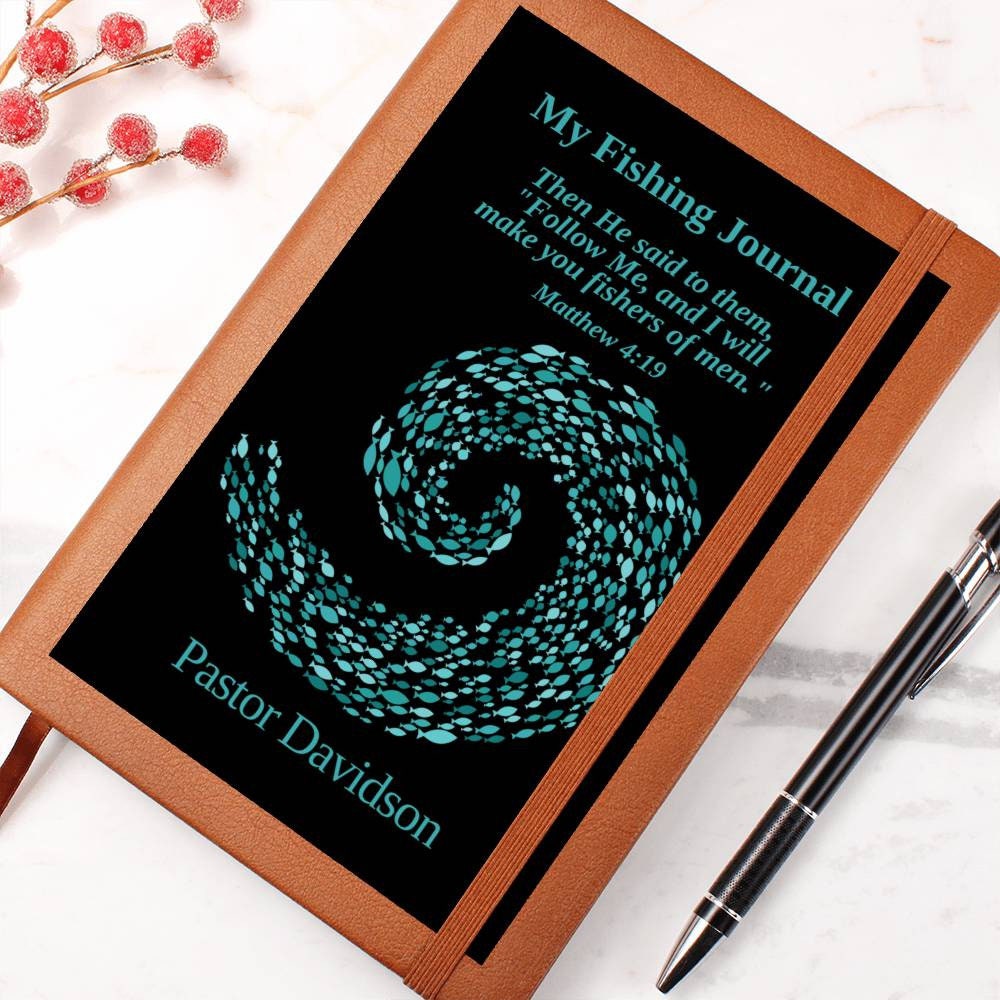 Fisher of Men Personalized Pastor Appreciation Gift Journal