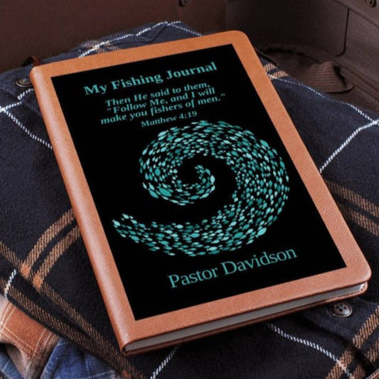 Fisher of Men Personalized Pastor Appreciation Gift Journal