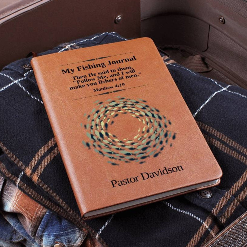 Fisher of Men Pastor Appreciation Gift Journal Notebook