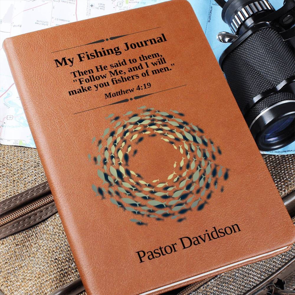 Fisher of Men Pastor Appreciation Gift Journal Notebook