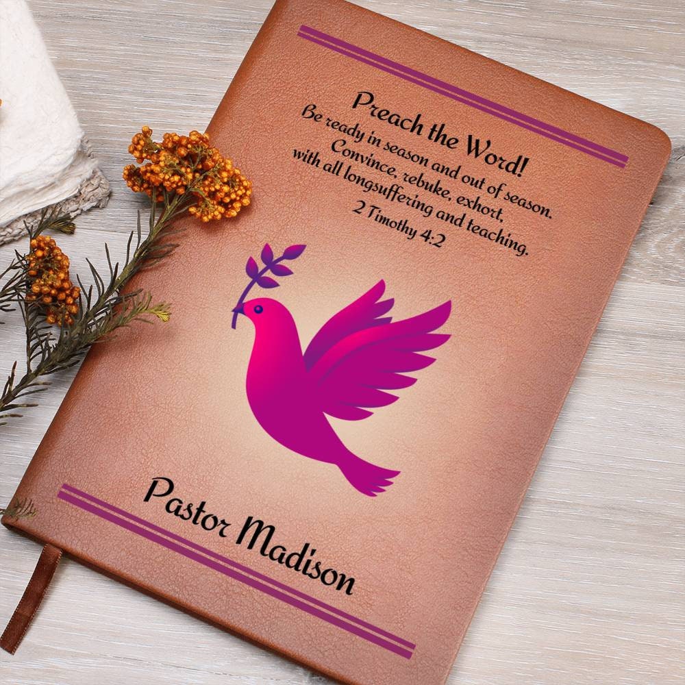 Female Pastor Appreciation Sermon Journal - Preach The Word