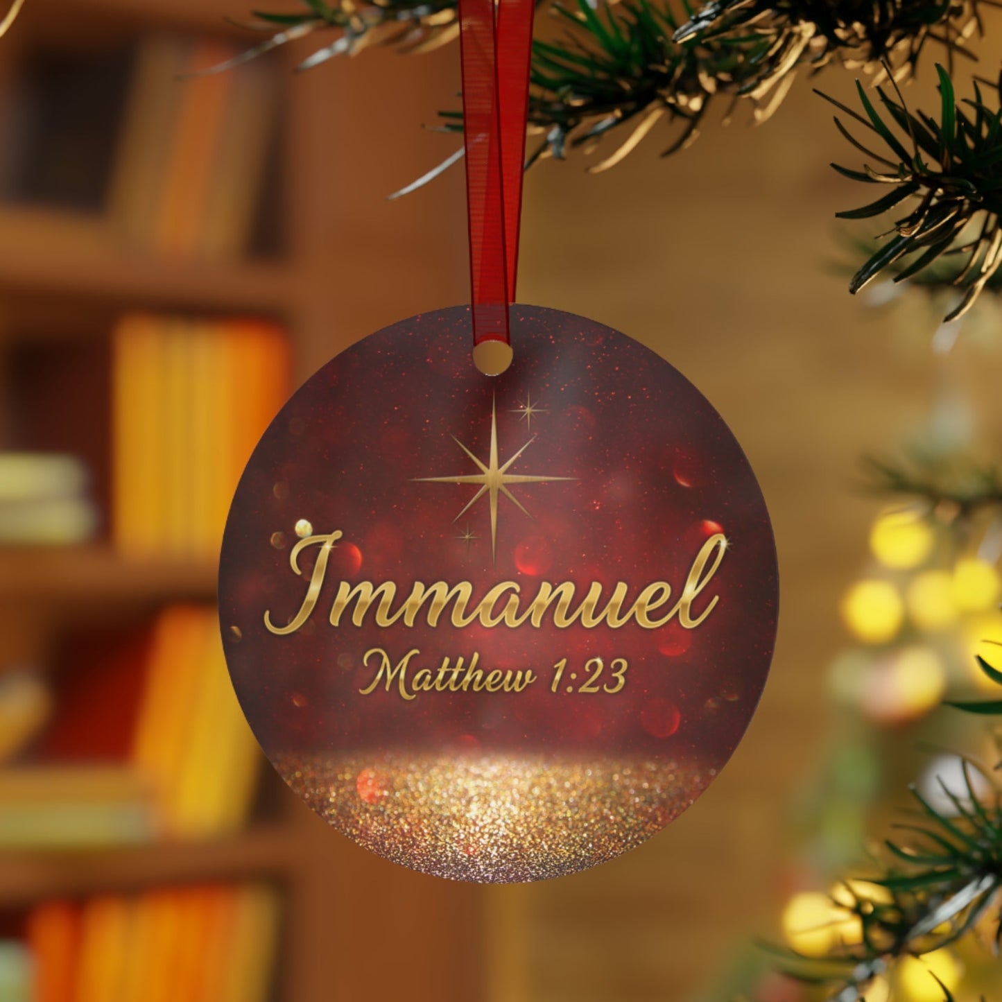 Christian Christmas Ornament - Immanuel