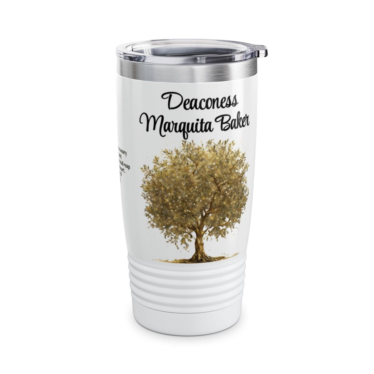 Deaconess Appreciation Bible Verse Tumbler