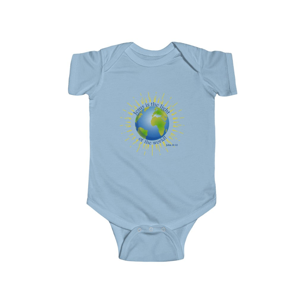 Jesus is the Light Infant Short Sleeve Onesie