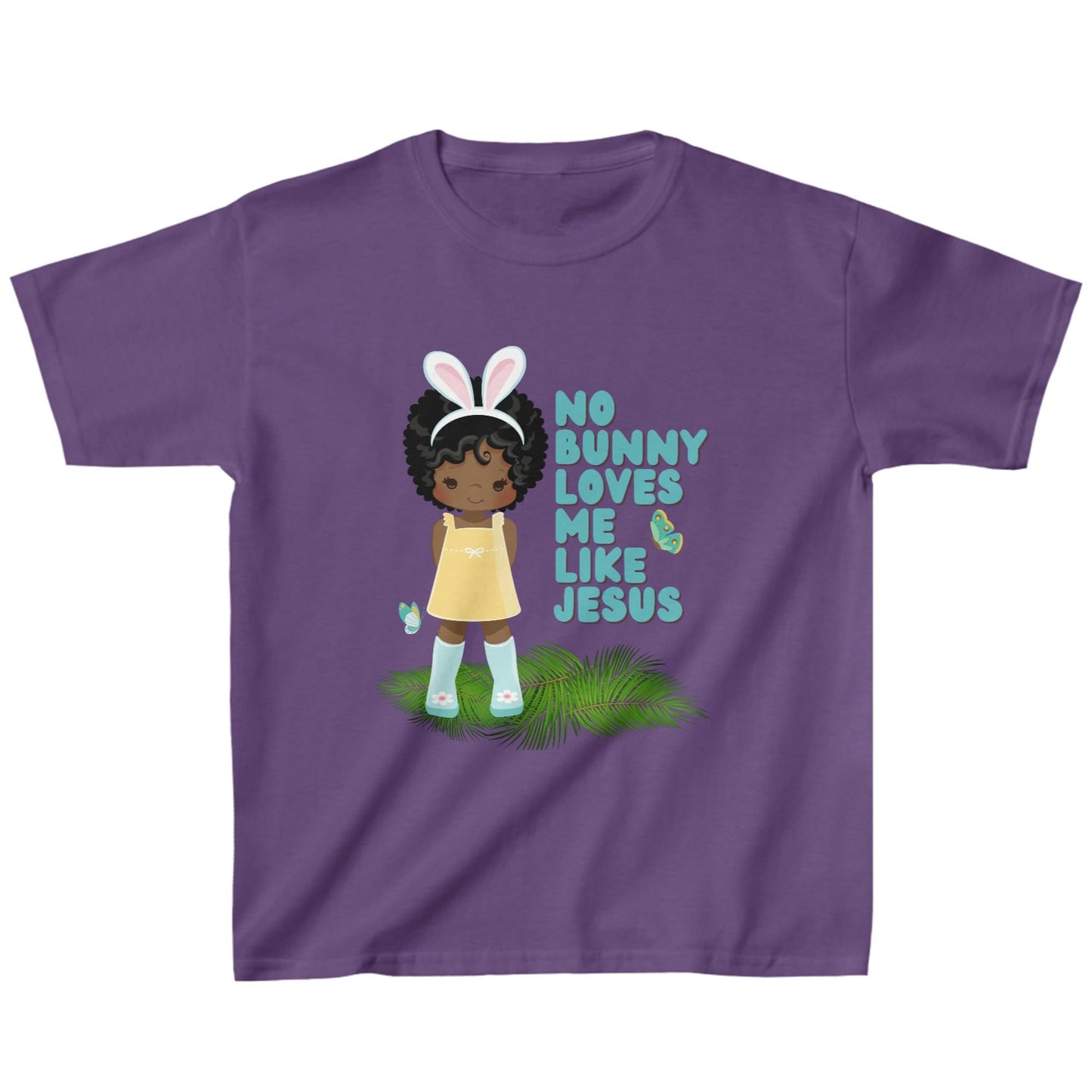 Easter Resurrection Kids T-Shirt - No Bunny Loves Me Like Jesus