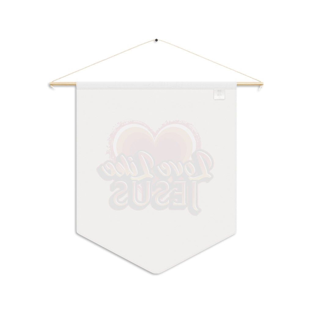 Love Like Jesus Christian Inspired Pennant Wall Decorative