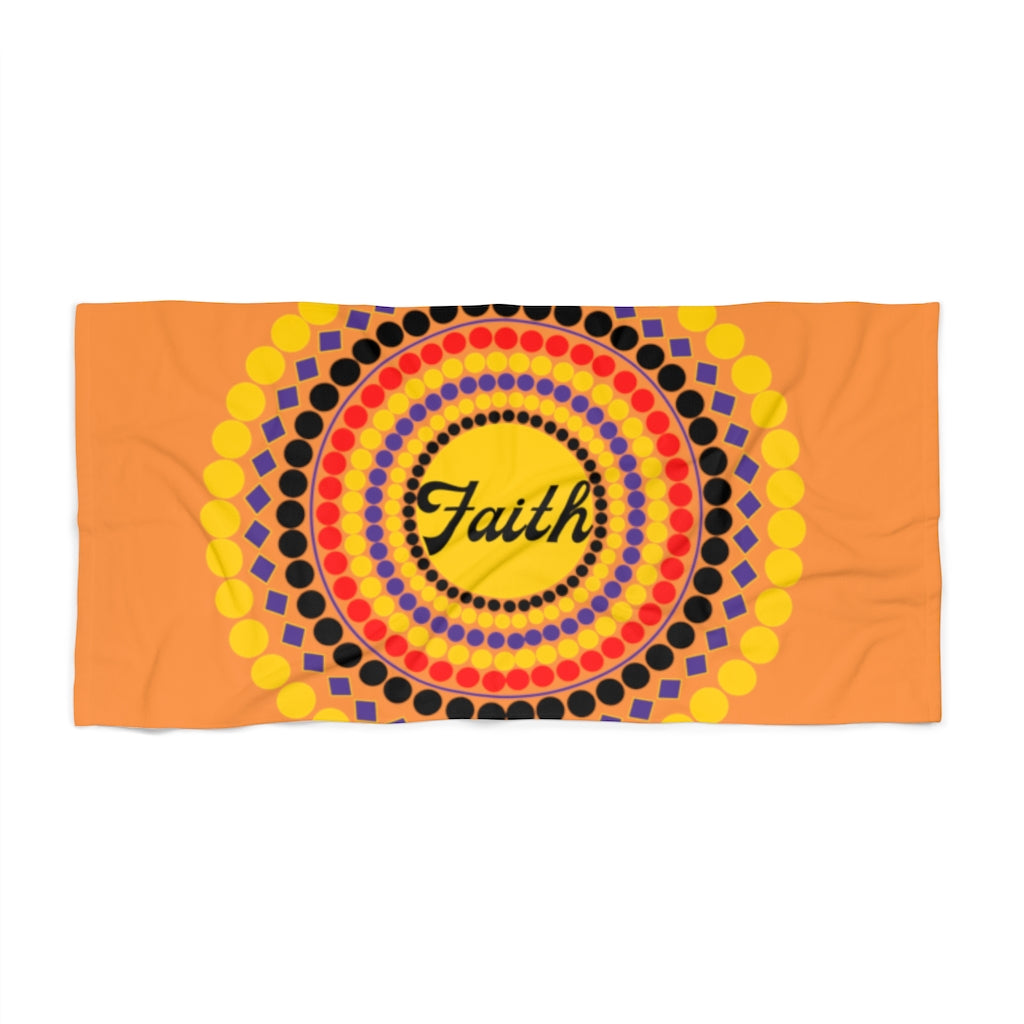 Faith Dots Beach Towel