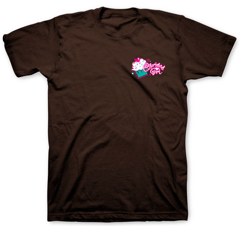 Kerusso Cherished Girl Faith, Hope, Love and Chocolate Women's T-shirt