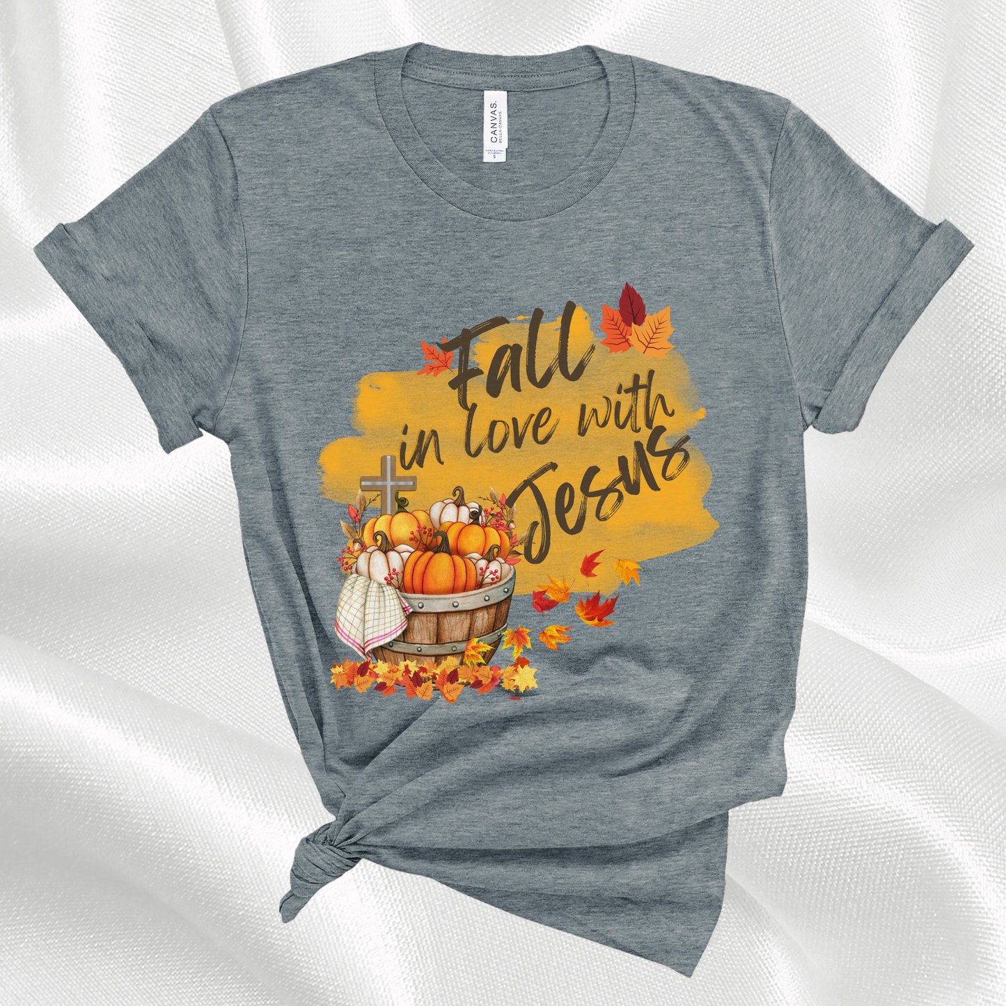 Fall In Love With Jesus Christian Faith T-Shirt