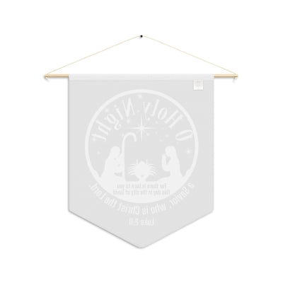 O Holy Night Christian Faith Christmas Decorative Pennant Wall Hanging