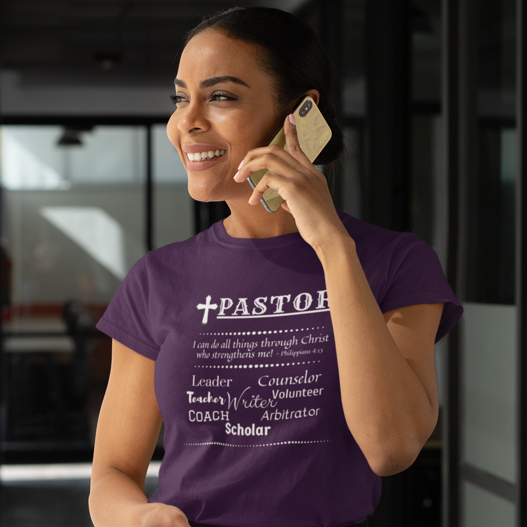 Pastor Appreciation Roles of Minister Christian T-Shirt